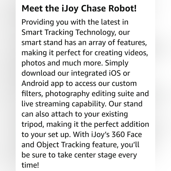 360° face tracking. Great for live shows!! Meet zoom live streaming+ NWOB - Picture 9 of 12